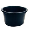 Xclou Mörtelkasten für Garten und Baustelle, schwarzer Mörtel-Kübel, runde