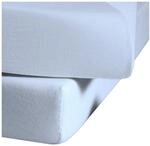 Fleuresse Jerseyspannlaken, blau, 140 x 200 - 150 x 200 cm