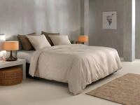 Zohome Lino Bettbezug 200x135 &ndash; Baumwolle &ndash; Hochwertige Bettw&auml;sche mit Uni...