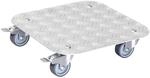 WAGNER Pflanzenroller Alaska 29 x 29 x 7,5 cm I Blumenroller f&uuml;r Au&szlig;enbereich +