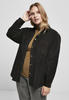 Urban Classics Damen TB3755-Ladies Corduroy Oversized Shirt Hemd, Black, S