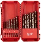 Milwaukee Kit CX Kunststoff de 19 Brocas HSS Kobalt