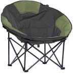 Skandika Moonchair XXL | Gro&szlig;er, bequemer Campingstuhl, Camping Sessel rund,