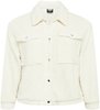 Urban Classics Damen Ladies Sherpa Trucker Jacket Jacken, Offwhite, XS