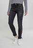 Urban Classics Damen TB2003-Ladies Denim Lace Up Pants Skinny Jeans, Schwarz (Black