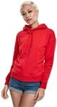 Urban Classics Damen Kapuzenpullover Ladies Hoody Hooded Sweatshirt, fire red, XS