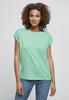 Urban Classics Damen Ladies Extended Shoulder Tee T-Shirt, freshseed, L