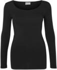 VERO Moda Womens LS Long U Neck T-Shirt