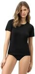 Mey Tagw&auml;sche Serie Emotion Damen Shirts 1/2 Arm Schwarz XXL(46)