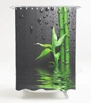 Sanilo Duschvorhang Virella 180 x 200 cm, hochwertige Qualit&auml;t, 100% Polyester,