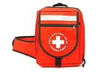 LEINAWERKE 23011 first aid emergency backpack without content, red, with...