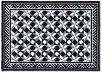 Astra rutschfeste Sauberlaufmatte innen - Fliesen grau 50 x 70 cm - Wohnraum