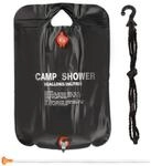 Relaxdays Campingdusche 20 l, Solardusche Camping, zum Aufh&auml;ngen, faltbar, mit