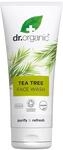 Dr. Organic Teebaum Gesichtswaschmittel, Fettige Haut, nat&uuml;rlich, vegan,