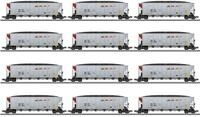 M&auml;rklin H0 12er-Set US Hopper Cars der BNSF (45666)