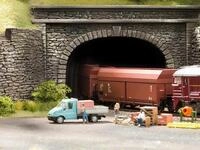 H0 Tunnel-Portal 2-gleisig