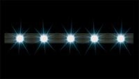 Faller 2 LED-Lichtleisten wei&szlig; (180648)