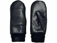 Urban Classics Unisex TB4570-Puffer Imitation Leather Gloves Handschuhe, Black, L/XL