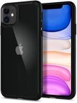 Spigen Ultra Hybrid H&uuml;lle Kompatibel mit iPhone 11 -Matte Black