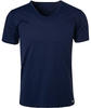 bruno banani Herren V-Shirt Check Line 2.0 Unterhemd, Blau (Marine Karo 542),