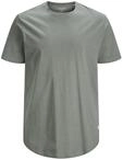 JACK & JONES Herren Basic T-Shirt Plus Size | Rundhals Kurzarm Shirt | &Uuml;bergr&ouml;&szlig;en