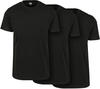 Urban Classics Herren Basic Tee 3-Pack T-Shirt, Schwarz Black 01168,