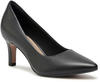 Clarks Illeana Tulip, Zapatos de Vestir par Uniforme Mujer, Cuero Negro, 41 EU