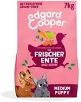 Edgard & Cooper Hundefutter Puppy Getreidefrei f&uuml;r Medium Welpen (7kg), frische Ente