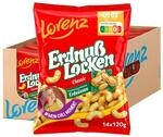 LORENZ | Erdnu&szlig;locken Classic | 14 x 120 g | vegan