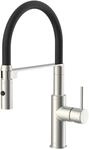 Lenz K&uuml;chenarmatur NALU in Nickel &ndash; Flexible Geschirrbrause, 2 Strahlarten 