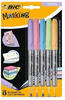 BIC Intensity Pastell Marker, in 5 verschiedenen Pastellfarben, mit mittlerer