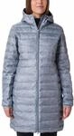 Columbia Damen, Daunenjacke Mit Kapuze, Tradewinds Grey Heather, S