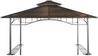 GRASEKAMP Qualit&auml;t seit 1972 Ersatzdach Hardtop BBQ Pavillon 1,5x2,4m