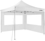 tectake&reg; Alu Pavillon 3x3, Faltpavillon klappbar, wasserdicht, Partyzelt mit 2