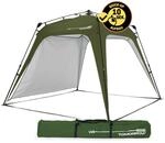 Lumaland Outdoor Pavillon 2,5 x 2,5m | Wasserdicht & UV-Schutz | Gartenzelt inkl. 1x