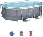 Bestway Power Steel Pools-Oval, mehrfarbig