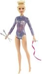 Barbie Rhythmische Sport-Gymnastik Puppe und Zubeh&ouml;r | Modepuppe mit Trikot und