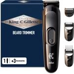 King C. Gillette Elektrischer Bartschneider Herren, Kabellos mit Ultrascharfe
