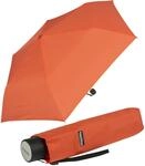 Doppler Regenschirm Mini-Taschenschirm Havanna Stick - vibrant orange