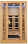 Artsauna Infrarotkabine Nyborg S120K Keramikstrahler & Hemlockholz, 2 Personen,...
