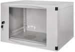 LogiLink Professional 19 Zoll Wandgeh&auml;use mit 6 HE (H&ouml;heneinheit), Glast&uuml;r mit