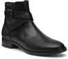 Clarks Damen Hamble Buckle Fashion Boot, Black Leather, 36 EU
