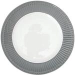 GreenGate - Speiseteller, Essteller - Alice - Porzellan - Stone Grey - D 26,5 cm