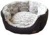 Nobby Komfort Bett oval "CACHO" dunkelgrau L x B x H: 55 x 50 x 21 cm