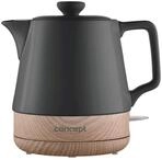 Concept RK0062 electric kettle 1 L 1200 W Anthracite Wood, Anthrazit