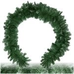 tectake&reg; naturgetreue Weihnachtsgirlande mit Schnee, 180 Zweige, Weihnachtsdeko
