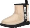 UGG Damen Classic Clear Mini Stiefelette, Natur Schwarz, 36 EU