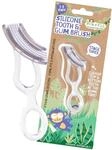 Jack N' Jill Kids Stage 3 Silicone Tooth & Gum Brush, Double-Sided Brush Which Cleans