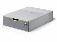 Durable Schubladenbox abschließbar (Varicolor 1 Safe) 1 Fach, anthrazit/gelb, 760127
