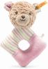 Steiff 242175 Teddybär Rosy, Babygreifring 15 cm, Plüsch Greifring für Babys...